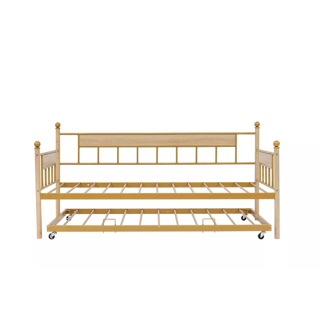 Jamal Twin Metal Trundle Daybed