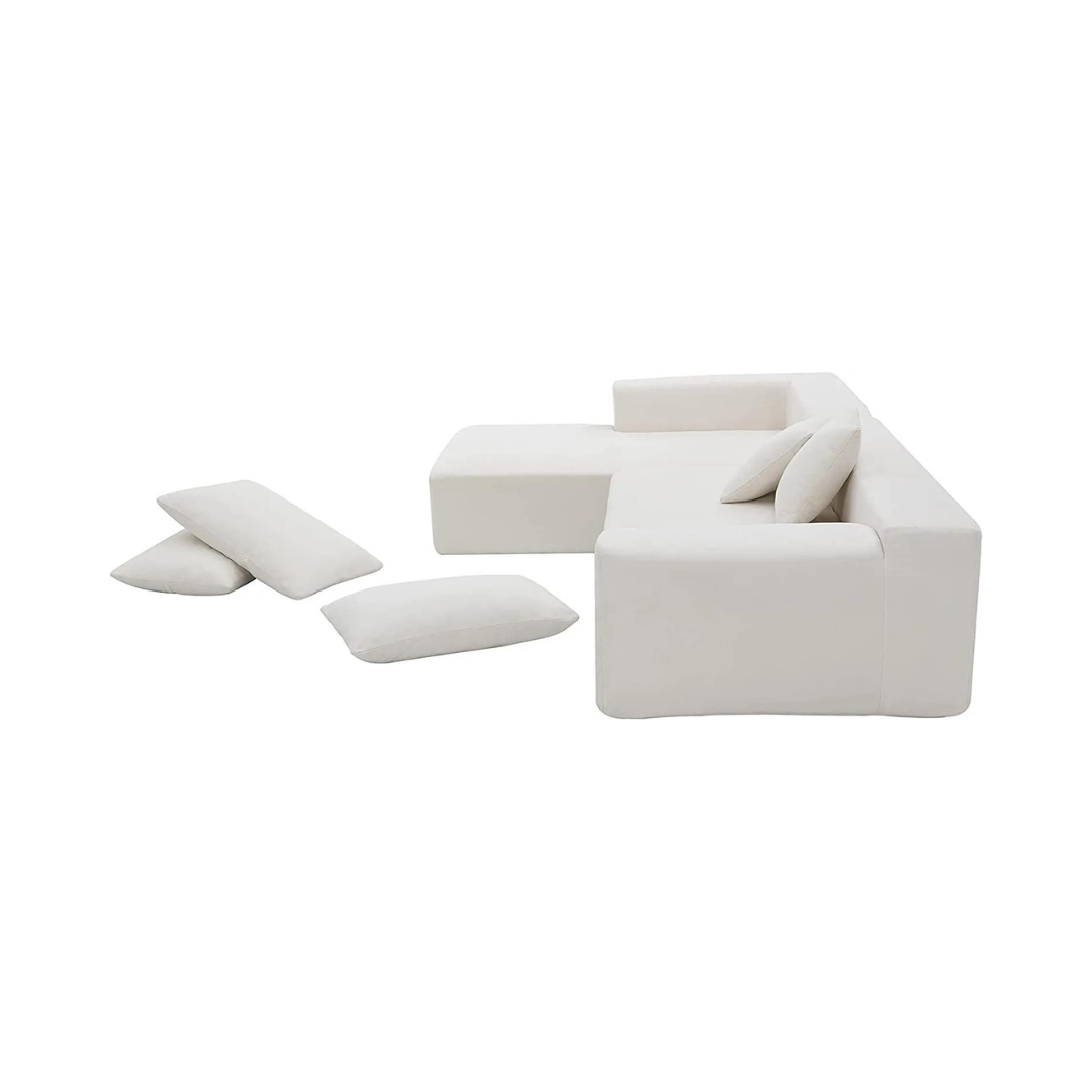 Modern Modular L Shaped Sectional Couch