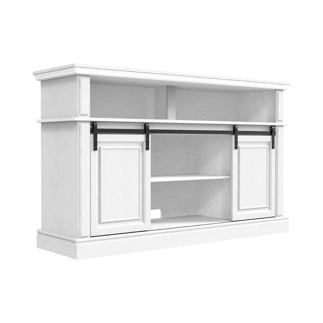 Yash Farmhouse Tall TV Media Cabinet Console