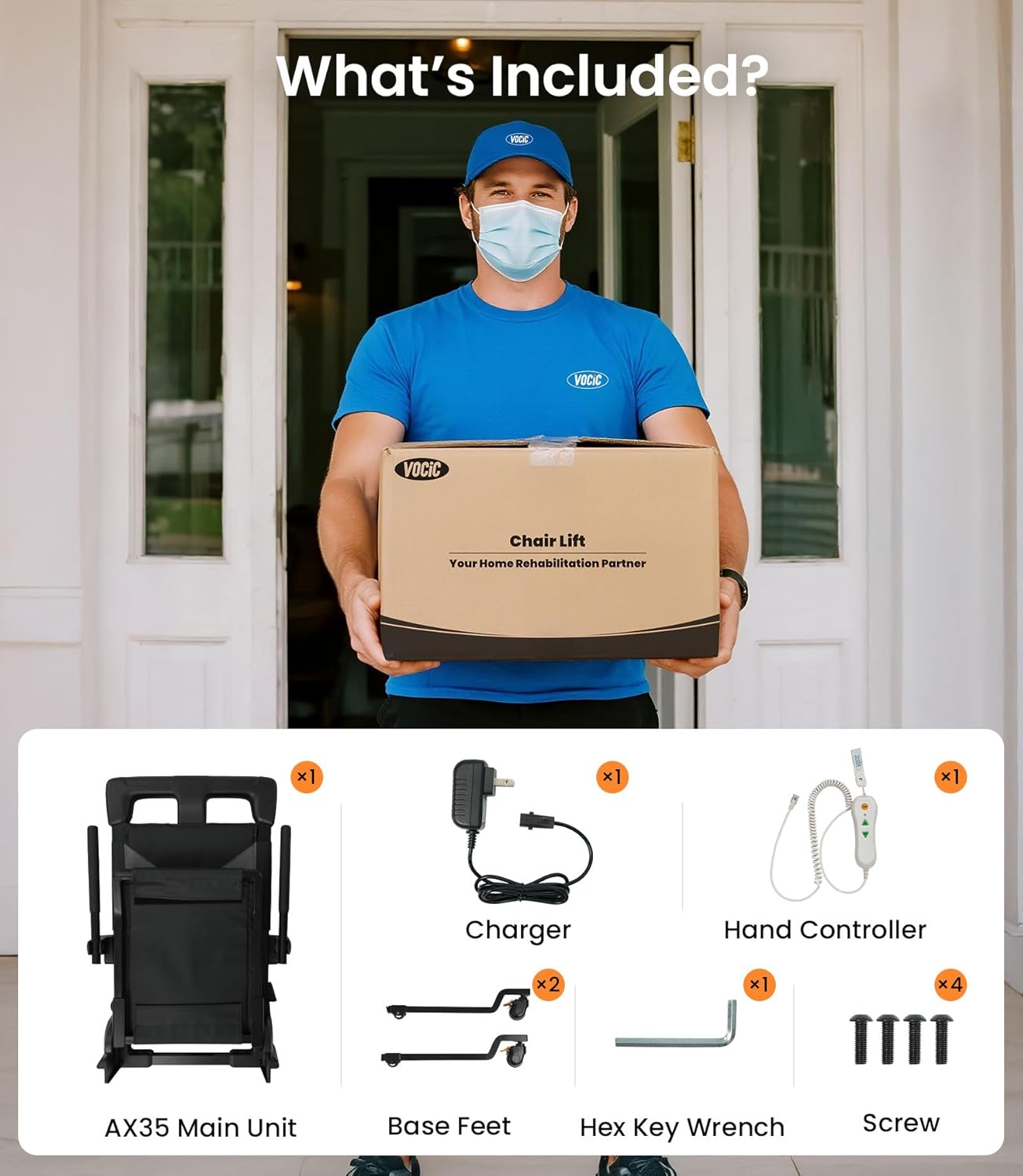 Senior Movable Electric Chair Lift - Canva Home