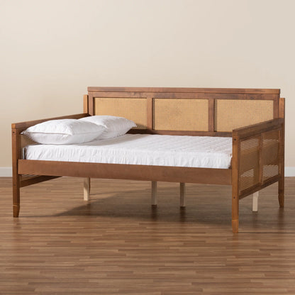 Louie Twin Wooden Rattan Daybed