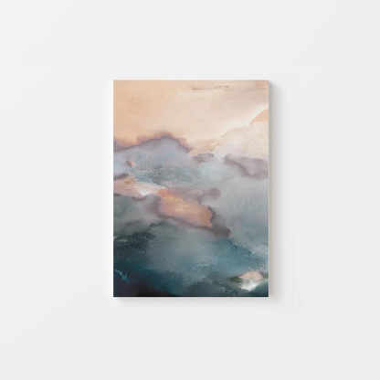 Abstract Blush Pink Canvas