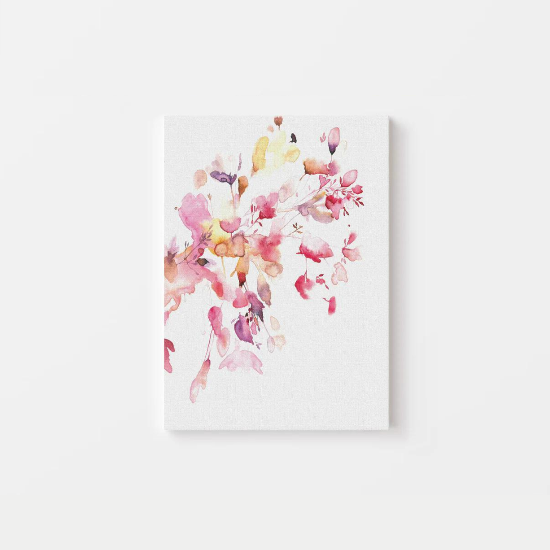 Watercolour Petals Canvas