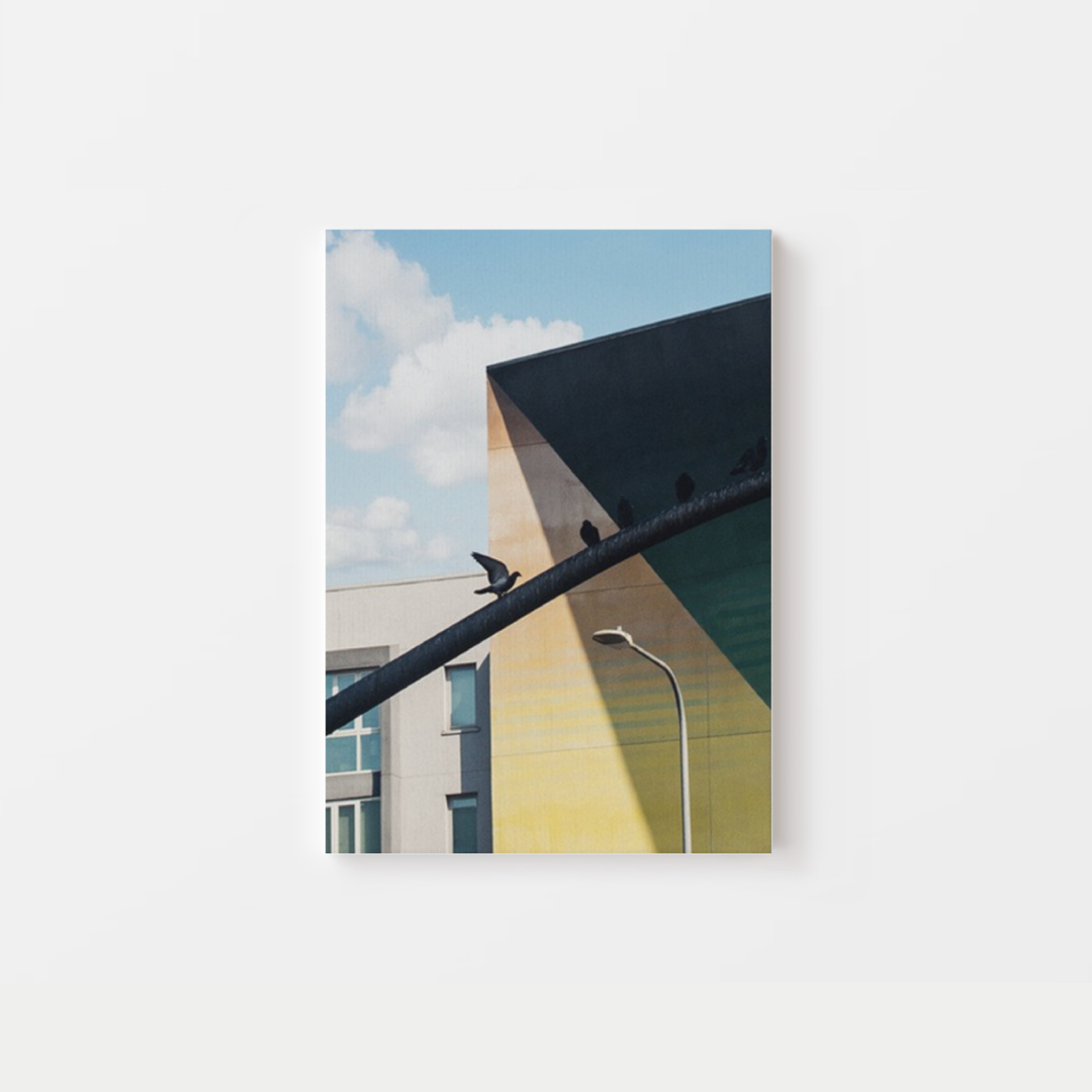 Abstract Modern Building Canvas