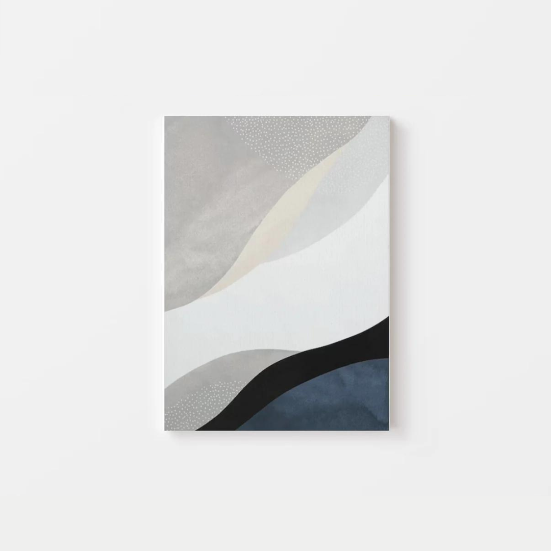 Abstract Navy Canvas