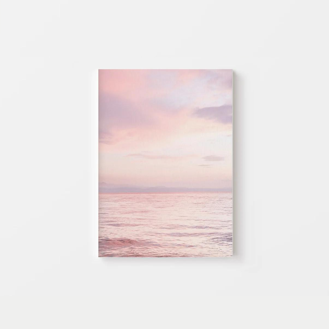 Blush Pink Sunset Canvas