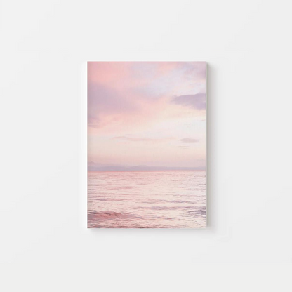 Blush Pink Sunset Canvas