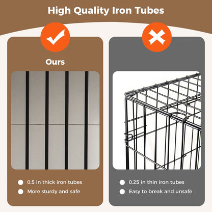 Holt Double Dog Crate Furniture For 2 Dogs