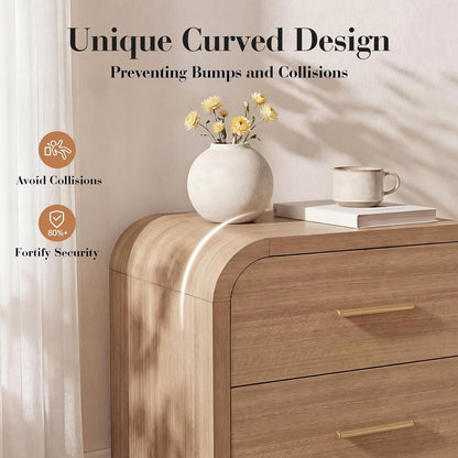 EliteSet 3-Drawer Nightstand - Canva Home