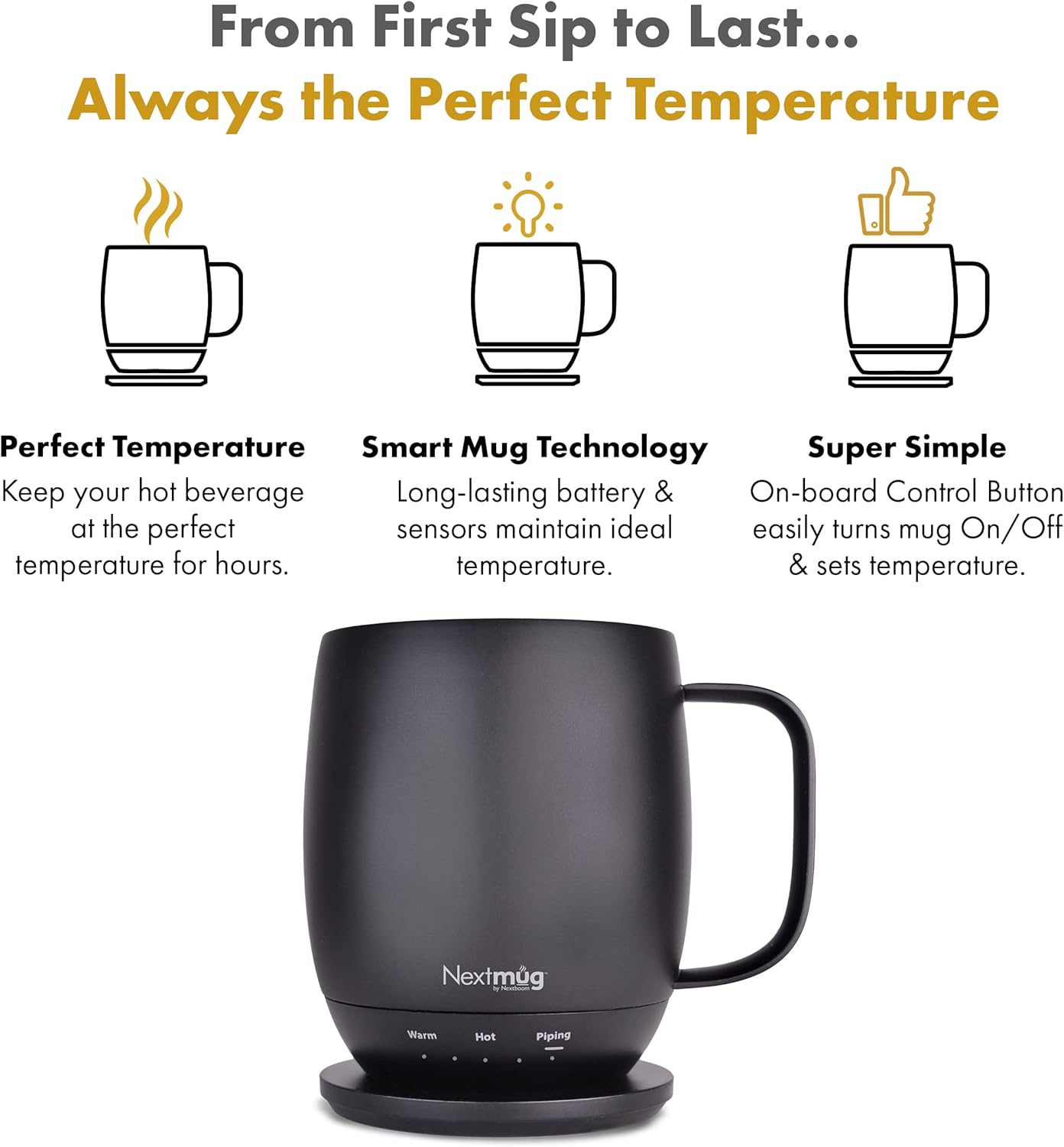Nextmug 14 oz Self-Heating Mug - Canva Home