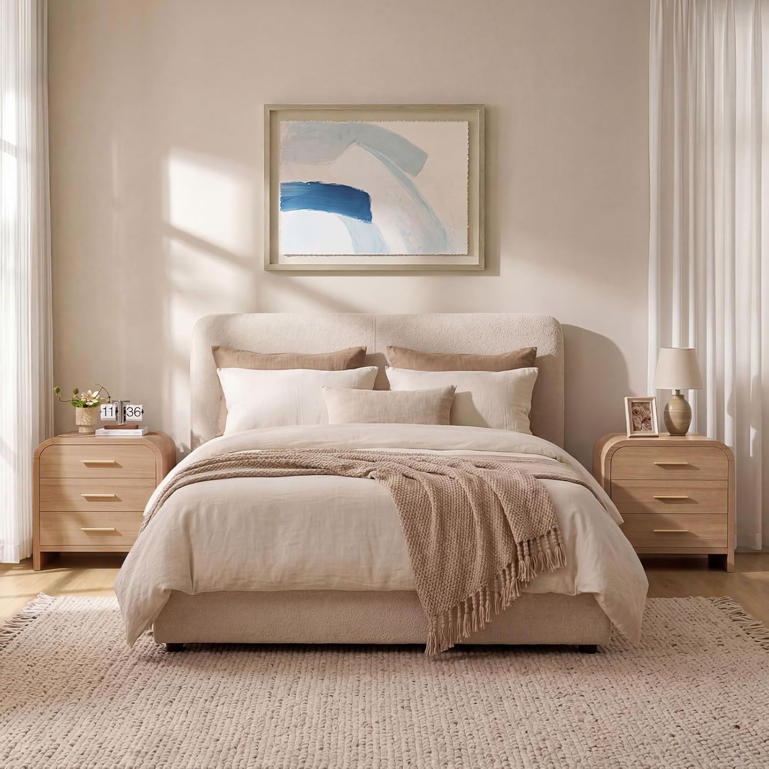 EliteSet 3-Drawer Nightstand - Canva Home