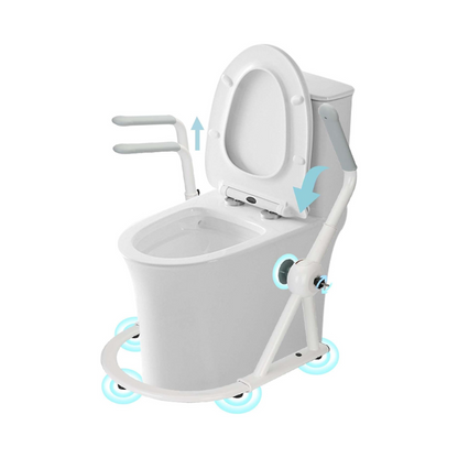 Flip Up Toilet Safety Frame Rails