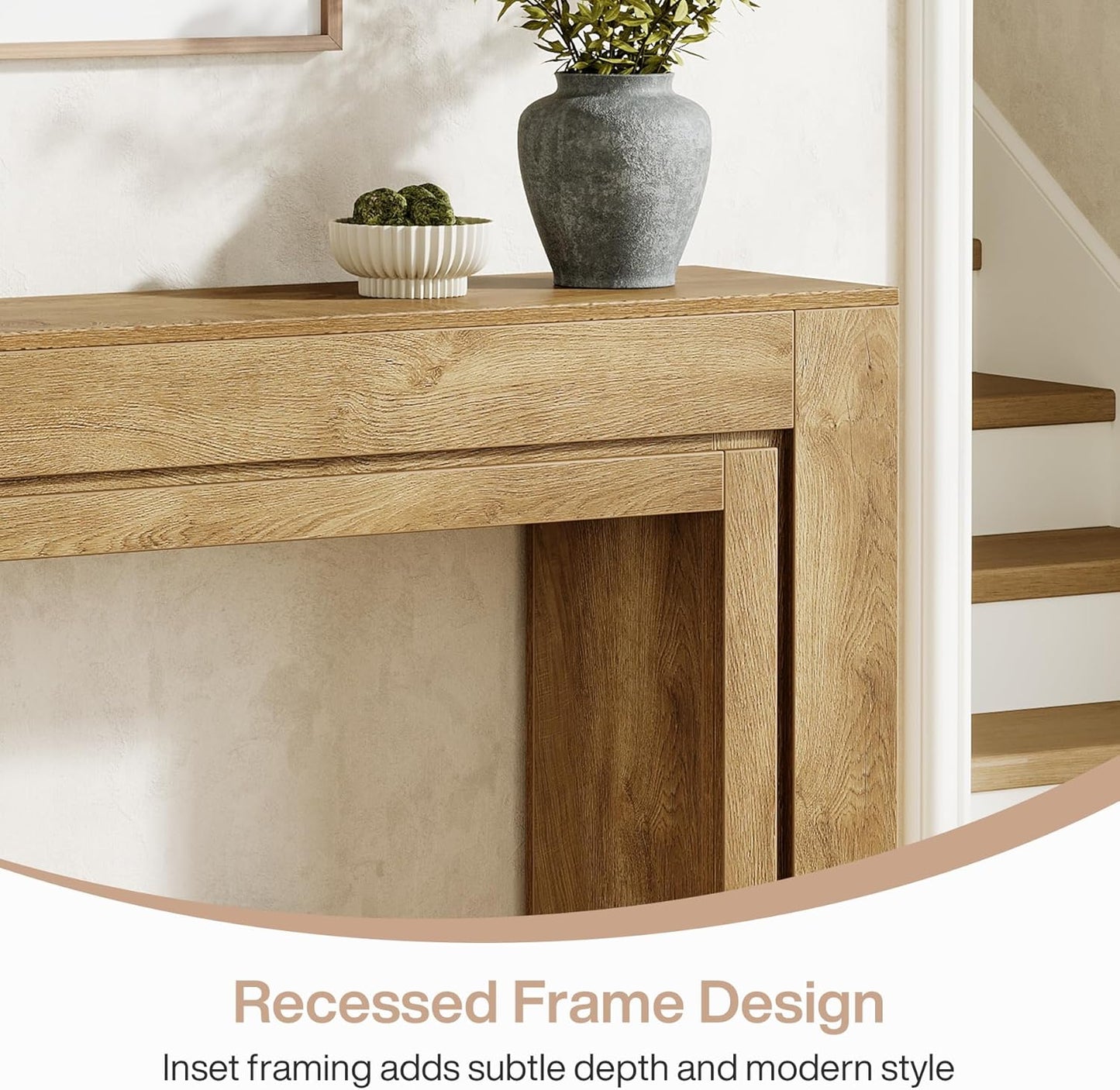 41.3-Inch Farmhouse Console Table - Canva Home