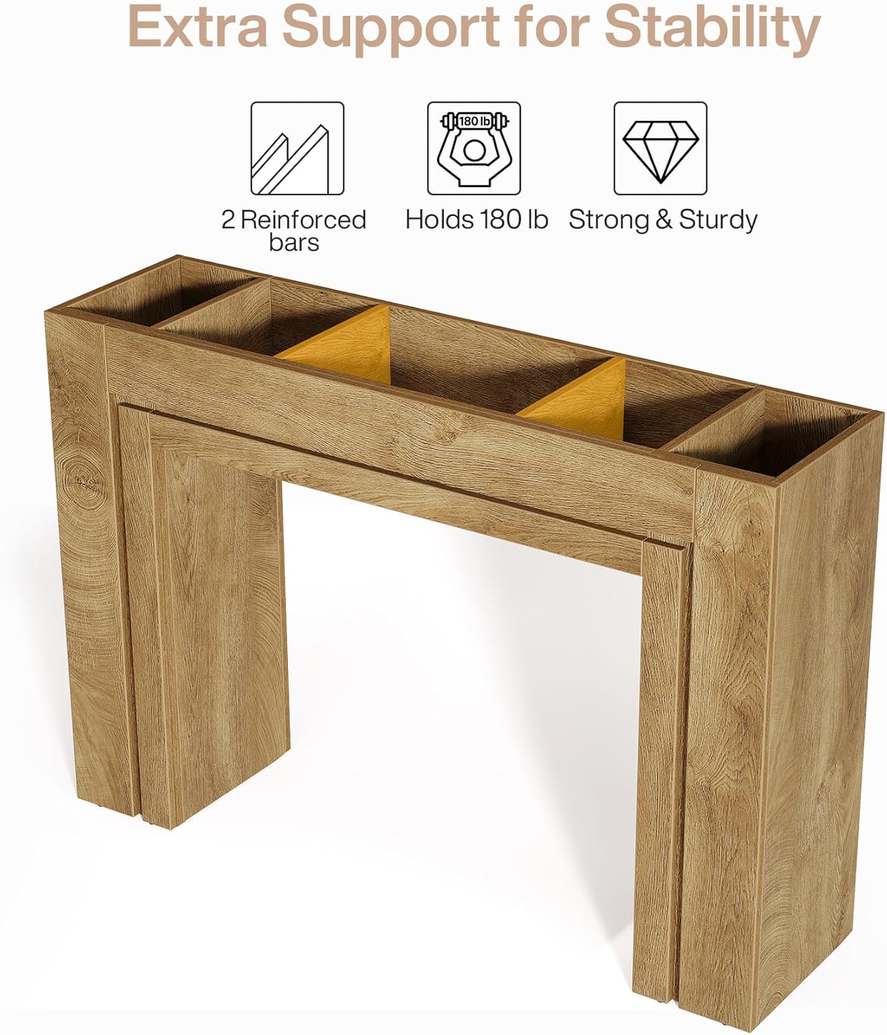 41.3-Inch Farmhouse Console Table - Canva Home