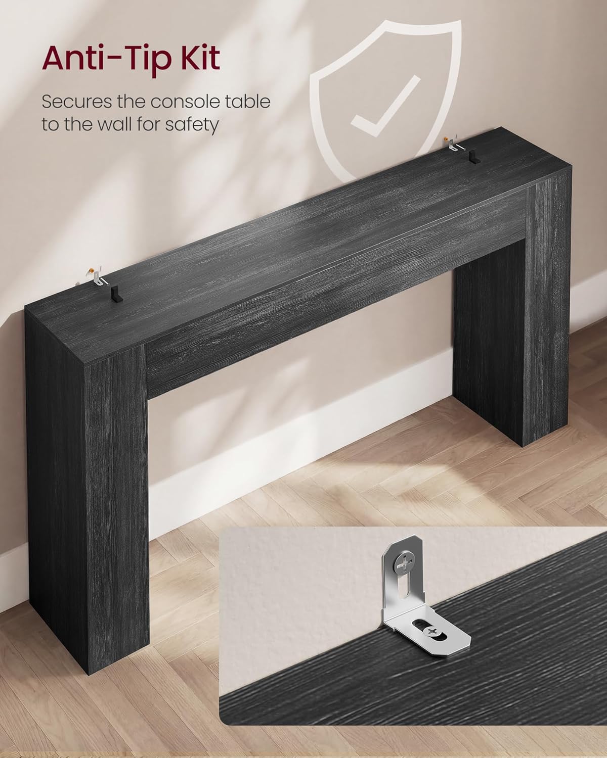 63" Farmhouse Console Table