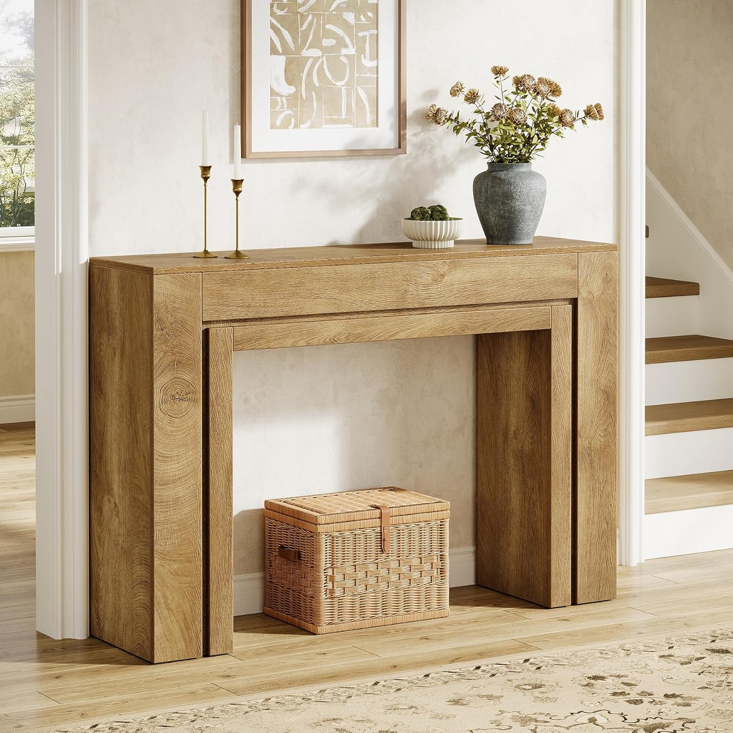 41.3-Inch Farmhouse Console Table - Canva Home