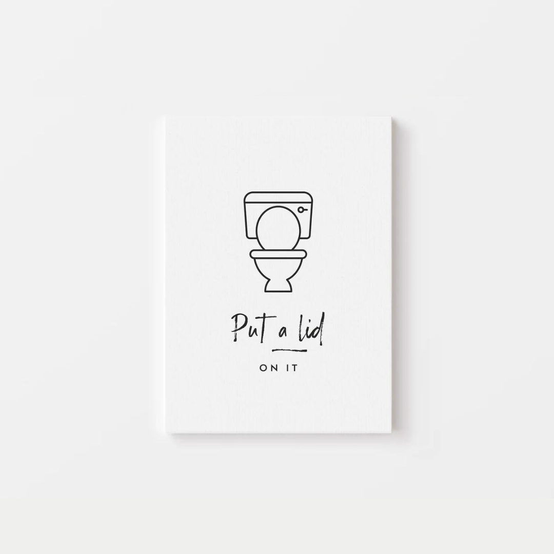 Bathroom Quote Canvas