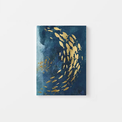 Abstract Goldfish Canvas