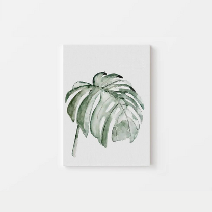 Watercolour Plant Canvas