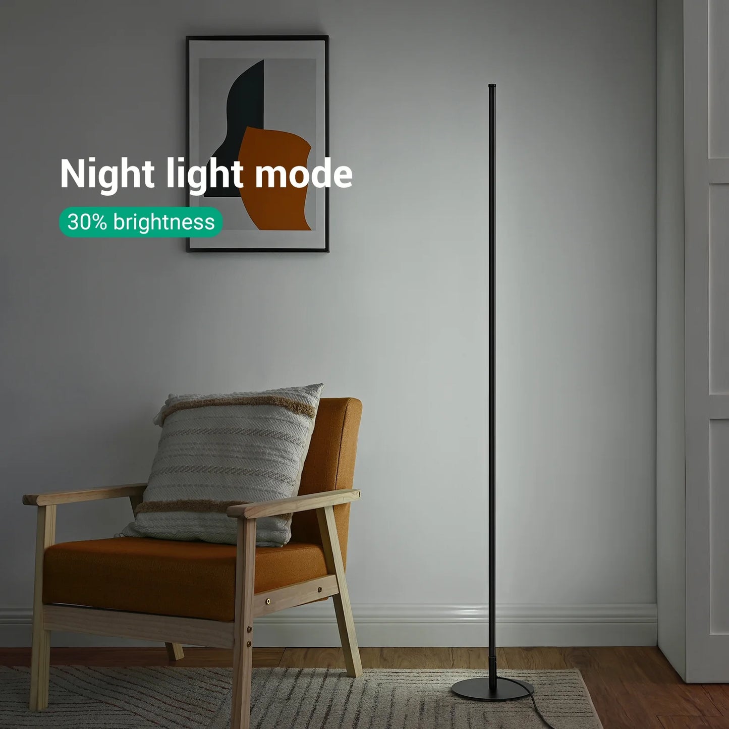 Modern Stick Living Room Floor Lamp