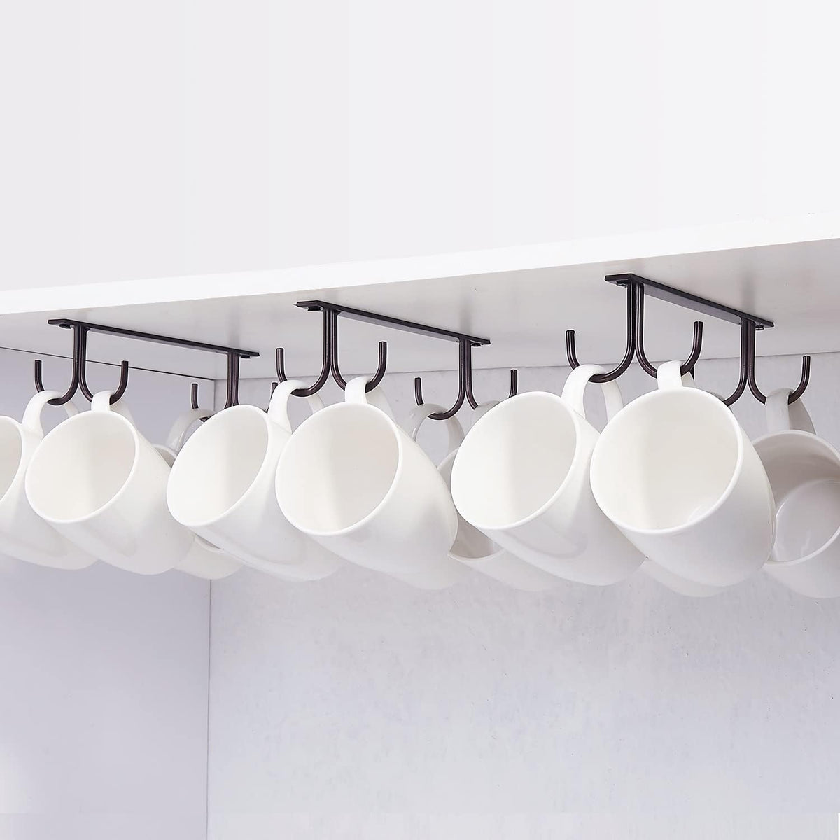 Sable FOMANSH Under-Cabinet Mug Rack (12 Hooks)