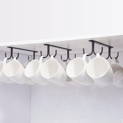 Sable FOMANSH Under-Cabinet Mug Rack (12 Hooks)