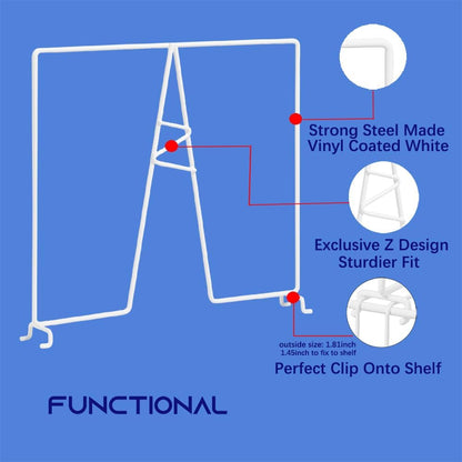 Helena Wire Shelf Dividers (8-Pack)