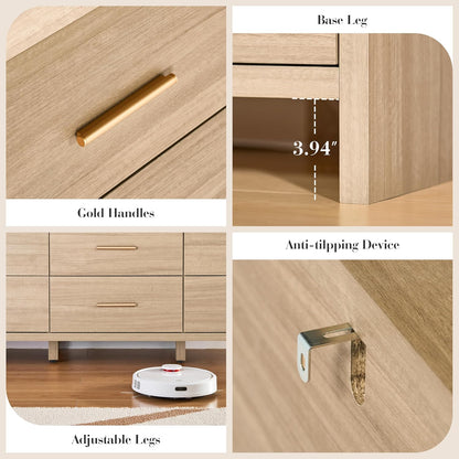 Modern 9-Drawer Dresser - Canva Home