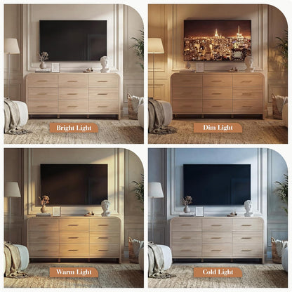 Modern 9-Drawer Dresser - Canva Home