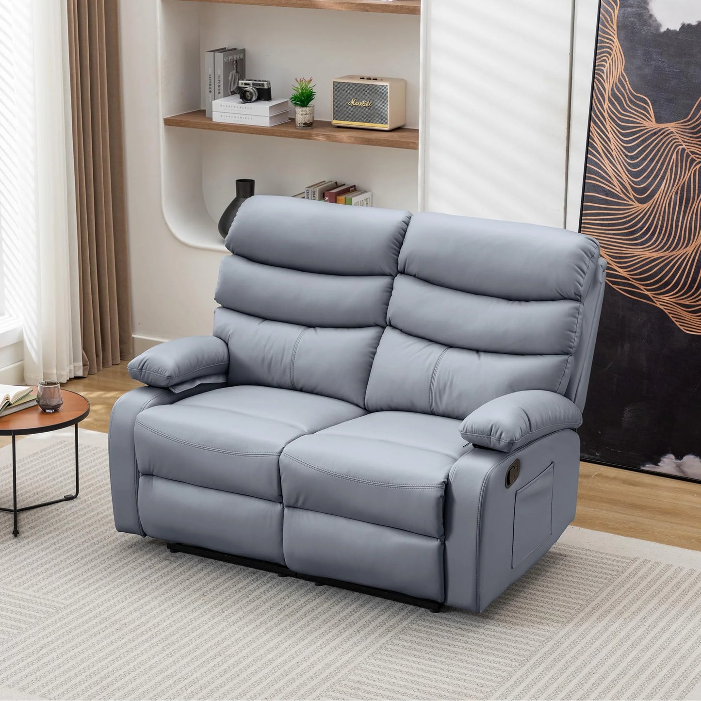 Kerr Leather Recliner Loveseat