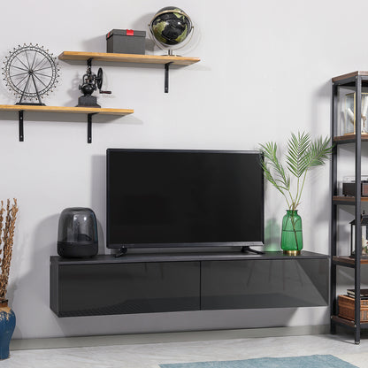 Pierce Floating High Gloss TV Cabinet Stand