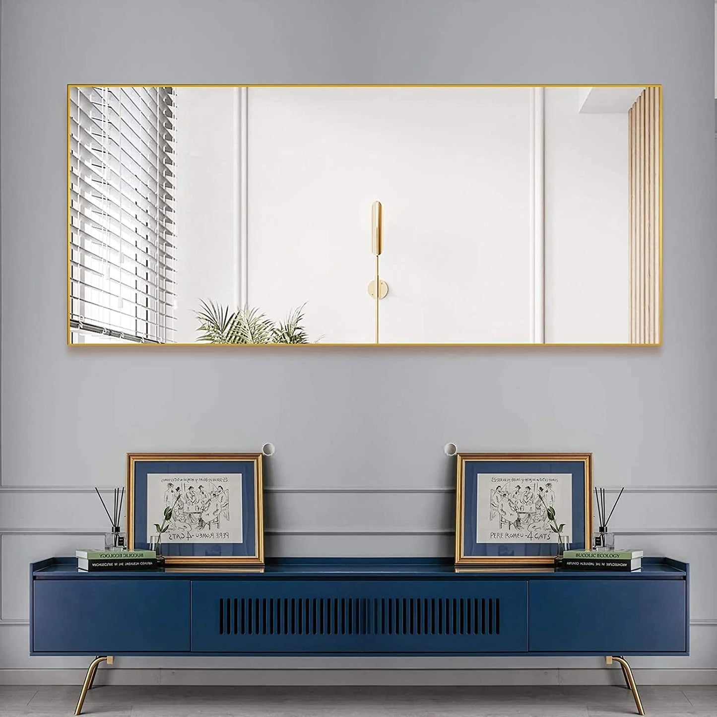 Large Rectangle Full Length Standing Mirror