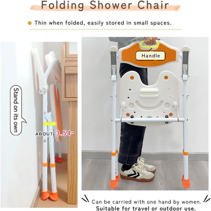 Elderly Foldable Shower Chair With Arms