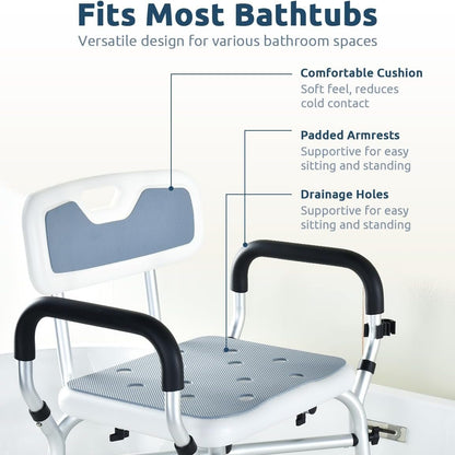 Elderly Shower Chair With Arms