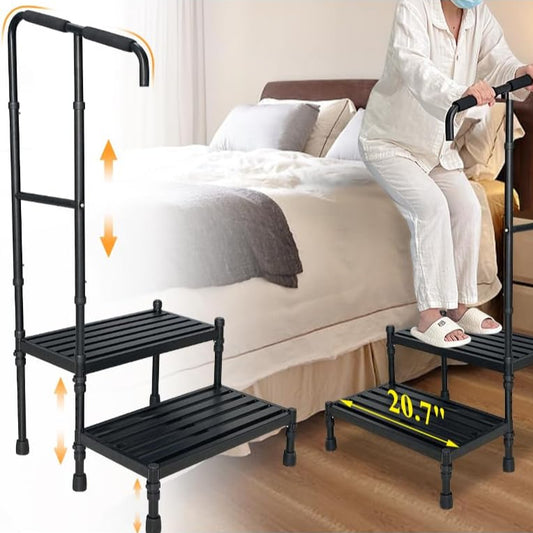 20" Elderly Bedside Step Stool