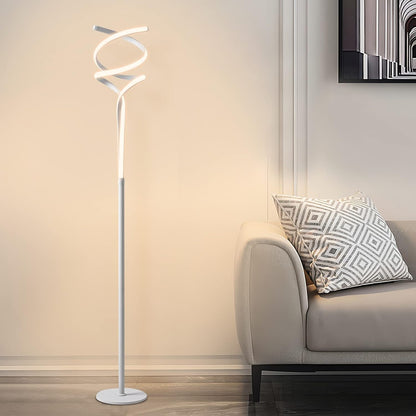 Modern Spiral Living Room Floor Lamp