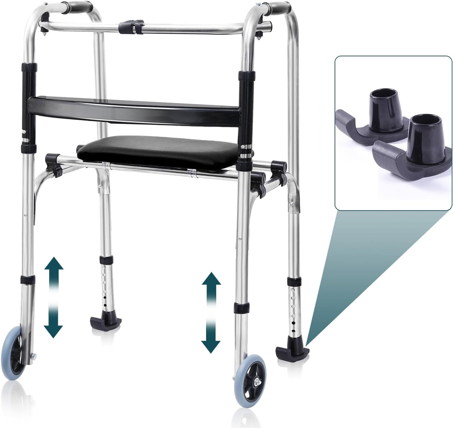 Senior Lightweight Mobility Walker With Seat