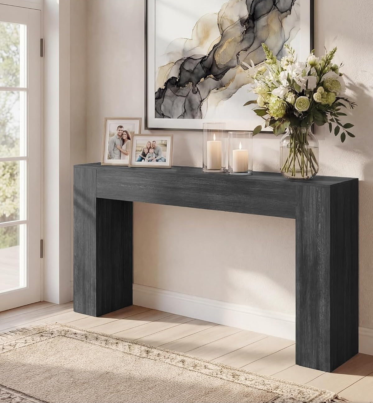 63" Farmhouse Console Table