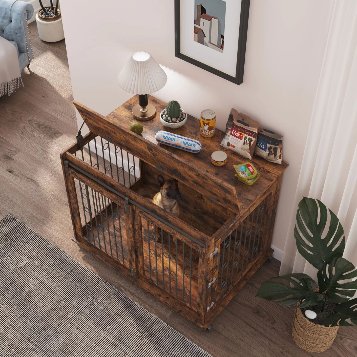 Hana Large Dog Crates Furniture