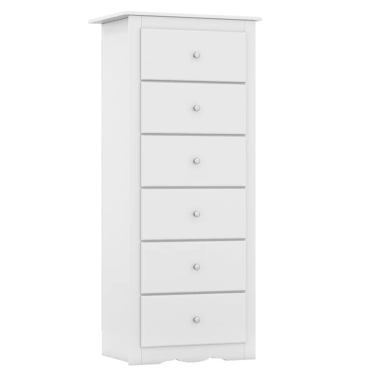 Cecily 6-Drawer Tall Chest Dresser
