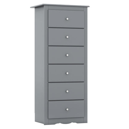 Cecily 6-Drawer Tall Chest Dresser