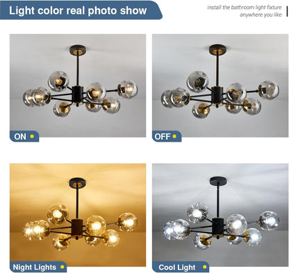 8 Lights Sputnik Dining Room Chandelier