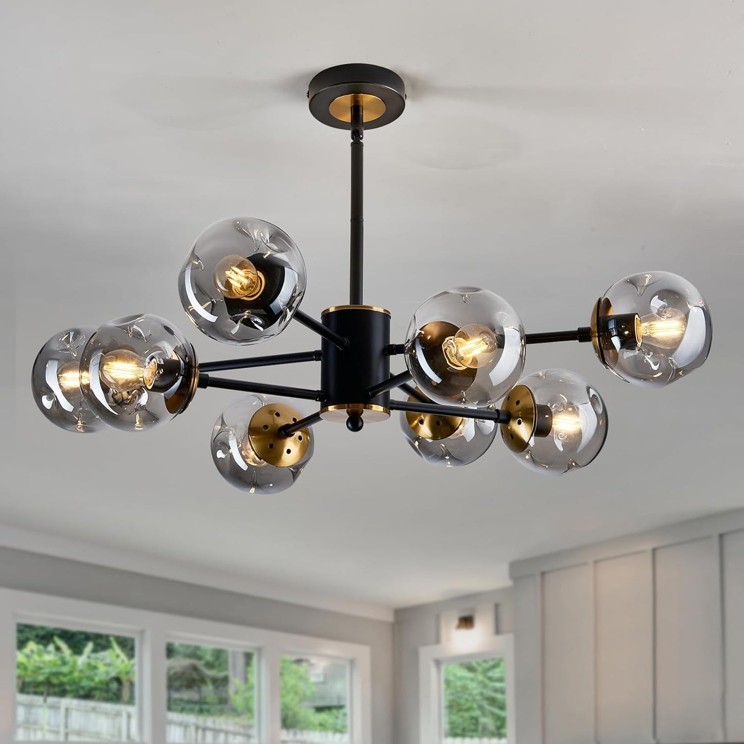 8 Lights Sputnik Dining Room Chandelier