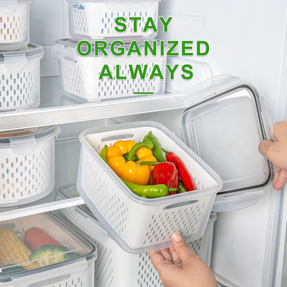 Clio Fruit Storage Containers for Fridge (5-Pack)