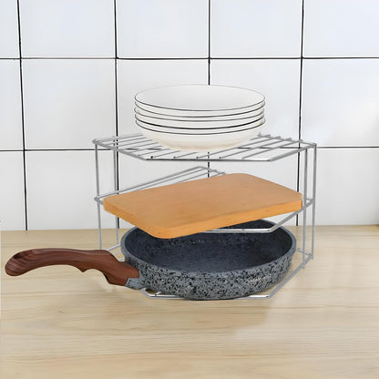 Nadia 3-Tier Corner Cabinet Shelf