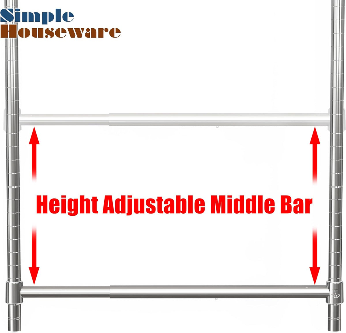 June Adjustable Hanging Closet Rod