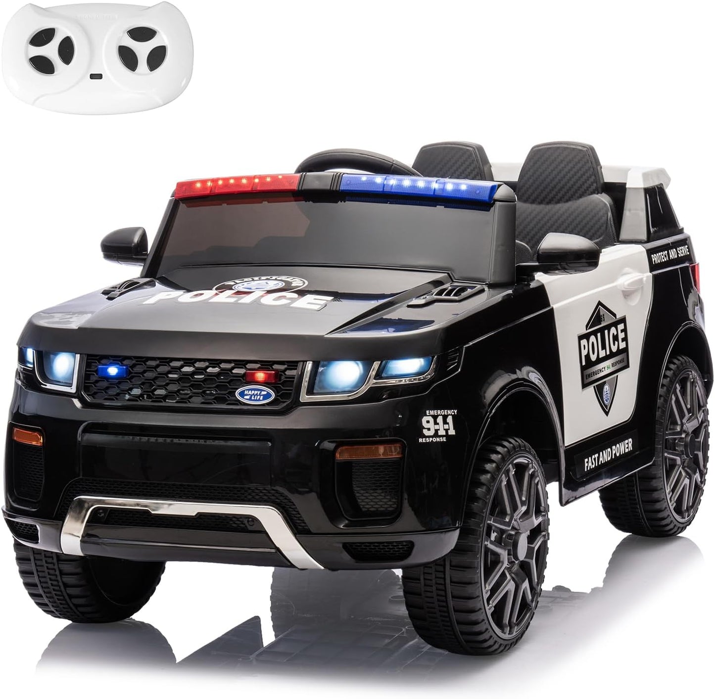 12V Police Car with Remote Control - Canva Home
