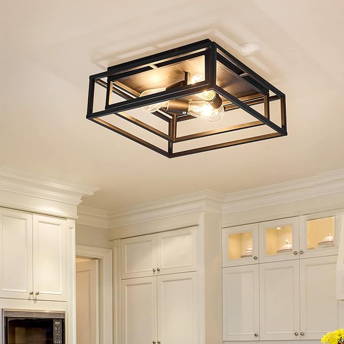 Farmhouse Flush Mount Ceiling Light