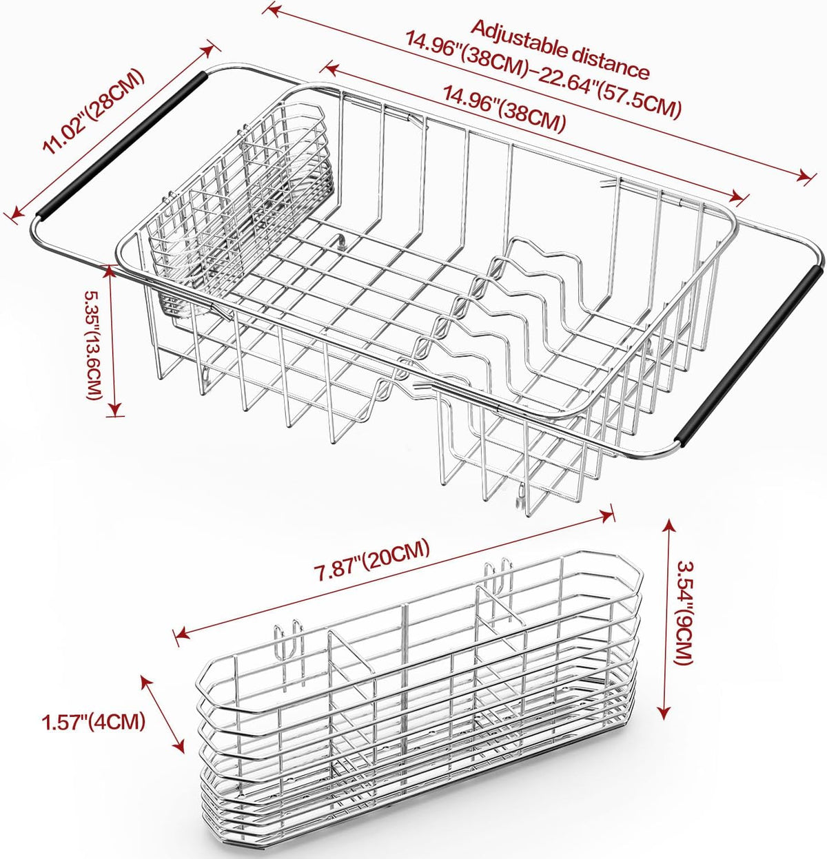 Heidi In-Sink Expandable Dish Drying Rack