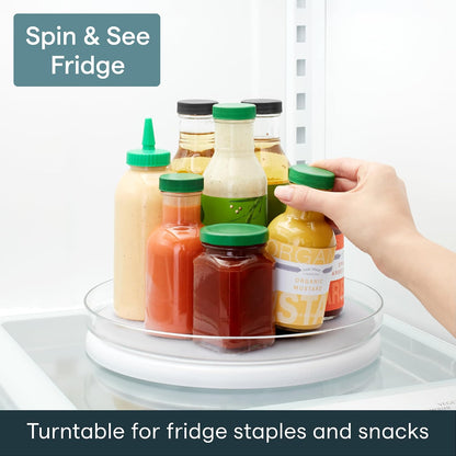 Fable YouCopia FridgeView 11 Fridge Turntable Organizer - lifestyle